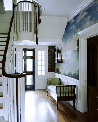Client Hall Hand Painted Mural