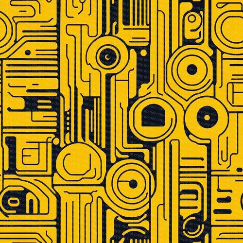Inside Gold Droid | Enchanted Fabrics