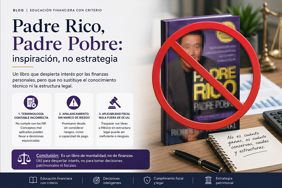Padre Rico, Padre Pobre: por qué el libro de finanzas personales más vendido de la historia NO resiste un análisis técnico