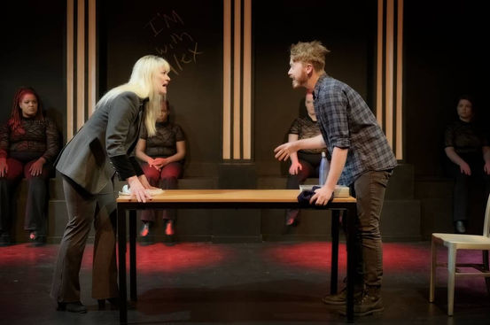 "Samuel Edgren tackles the dubious job of portraying the young man accused of the assault with grace and heart. He keeps him grounded making it even more difficult to believe he's done anything wrong."
-Jay Irwin, Broadway World