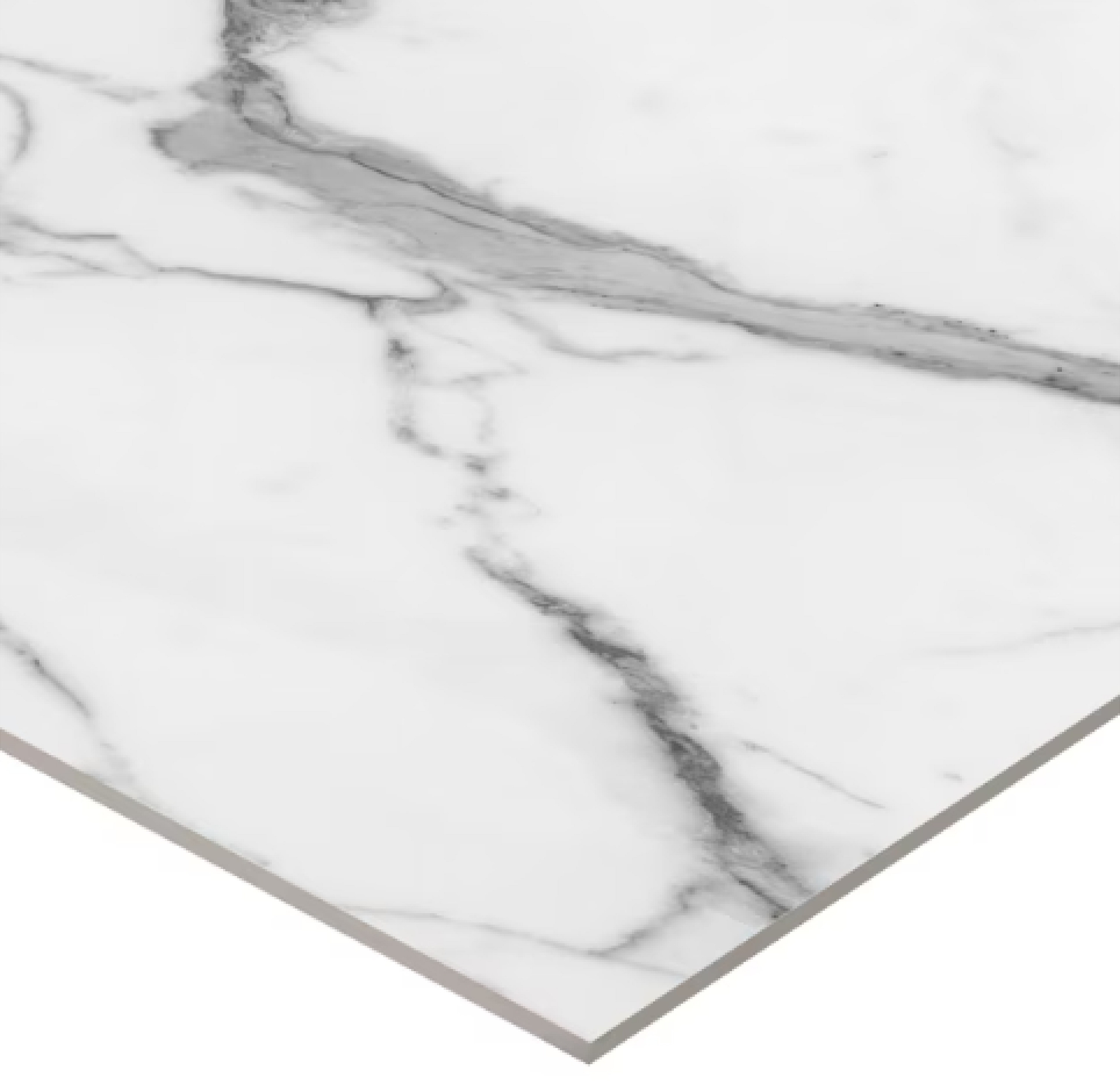 Satori Regent Statuario 36-in x 72-in Polished Porcelain Floor and Wall Tile ( 1