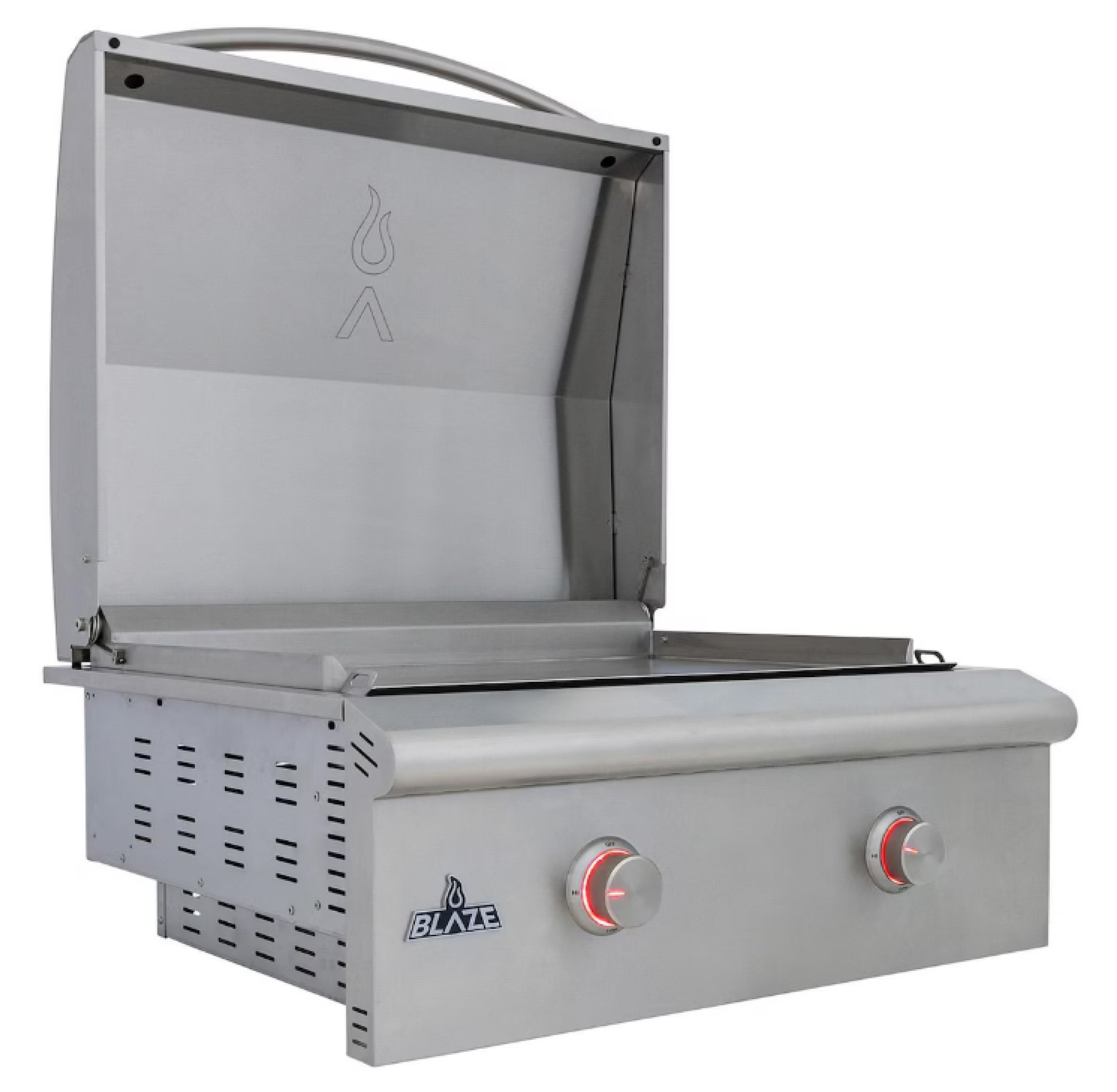 Blaze LTE+ 30-Inch Built-in Propane Gas Griddle w/ Lift-Assist Hood - BLZ-GRIDDL
