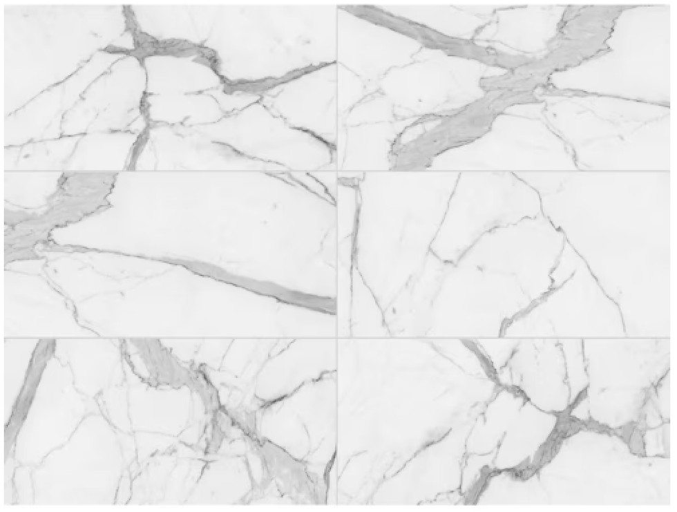 Thumbnail: Satori Regent Statuario 36-in x 72-in Polished Porcelain Floor and Wall Tile ( 1