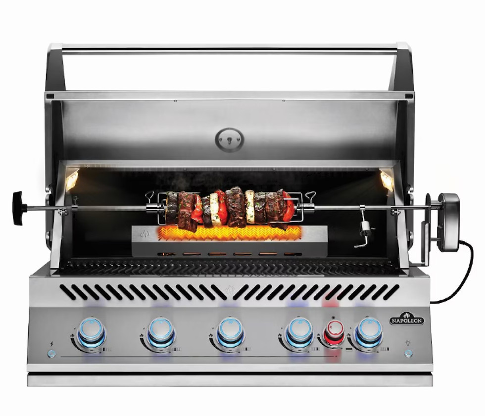 Thumbnail: Napoleon 700 Series 5-Burner 38-Inch Built-In Natural Gas Grill w/ Rotisserie &