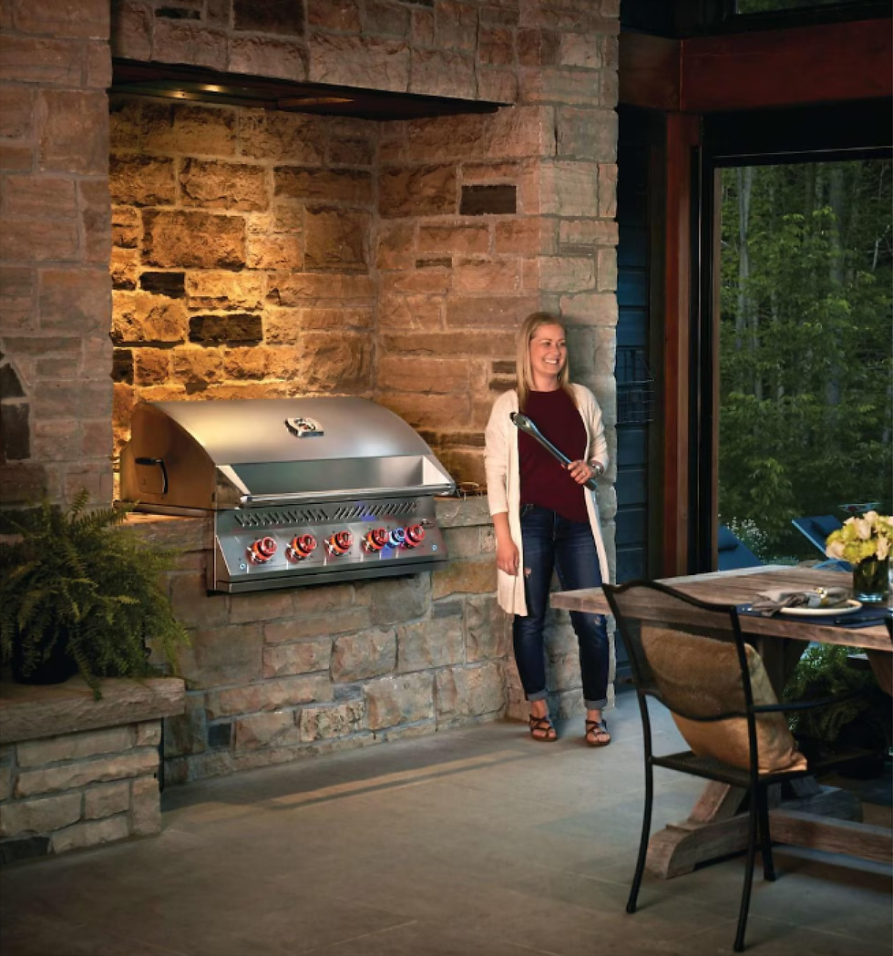 Thumbnail: Napoleon 700 Series 5-Burner 38-Inch Built-In Natural Gas Grill w/ Rotisserie &