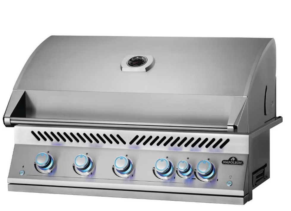 Thumbnail: Napoleon 700 Series 5-Burner 38-Inch Built-In Natural Gas Grill w/ Rotisserie &