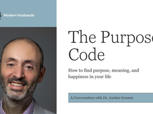 Book Review: "The Purpose Code" by Jordan Grumet, MD