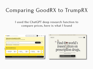 TrumpRx vs. GoodRx: Which Prescription Drugs Are Cheaper Right Now