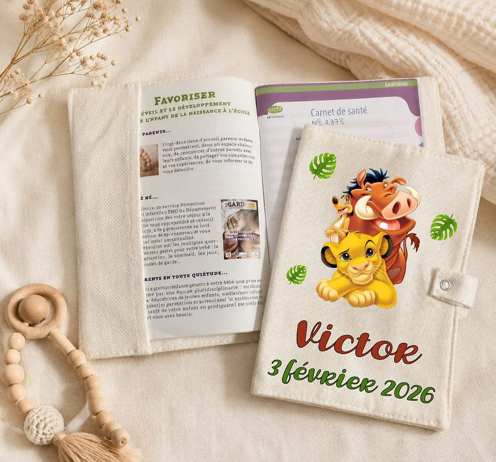 Miniature : Protège carnet de santé