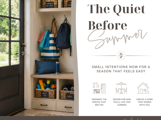 Cocobee Home - The Quiet Before Summer Blog Post