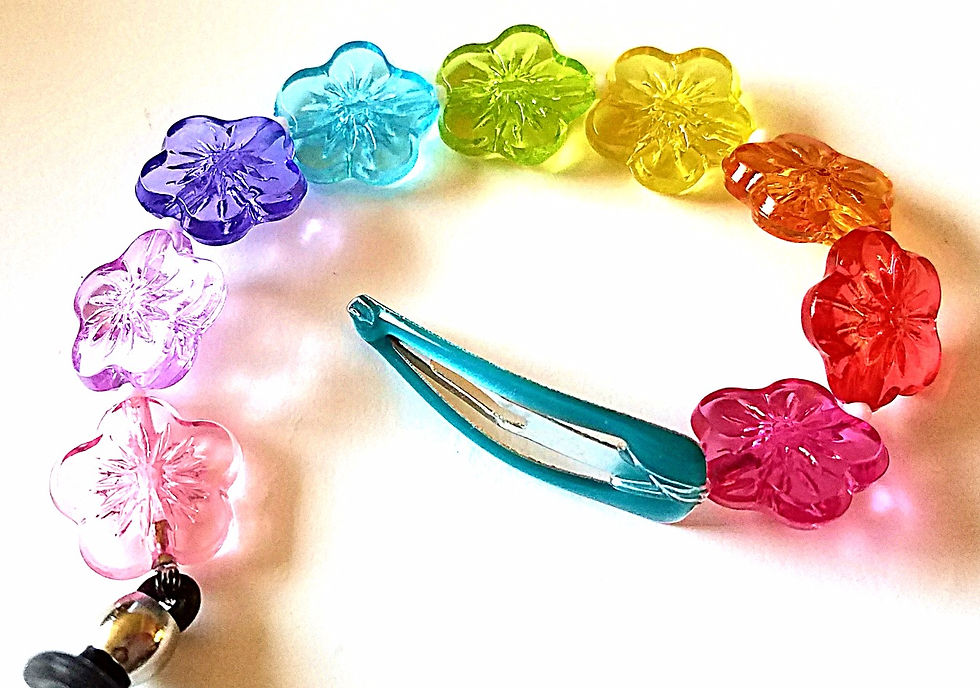 Thumbnail: 2 Just Wanna Have Fun Rockin Aid Retainers by Purple Cat Aid Charms