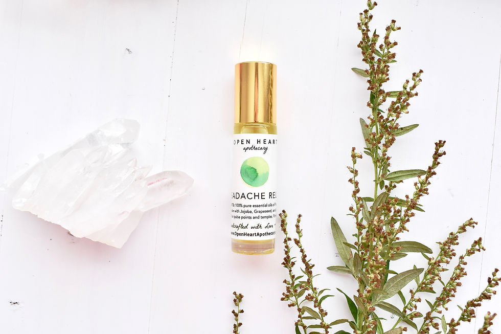 Thumbnail: Headache Essential Oil Relief Roll On by Open Heart Apothecary