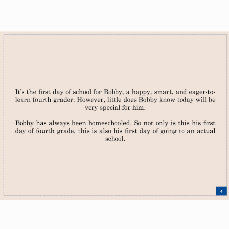 Thumbnail: Bobby's Adventure at a New School by Garrison Redd