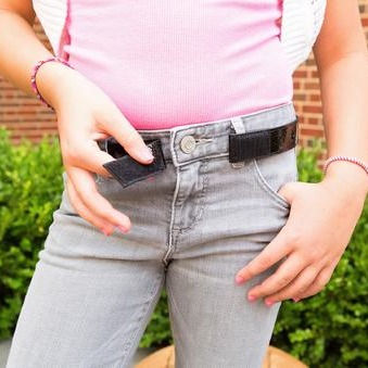 Thumbnail: Sparkly Cut Out Star Velcro Belt by Myself Belts