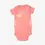 Thumbnail: Coral Rainbow G-Tube Short Sleeve Baby Onesie by Spoonie Threads