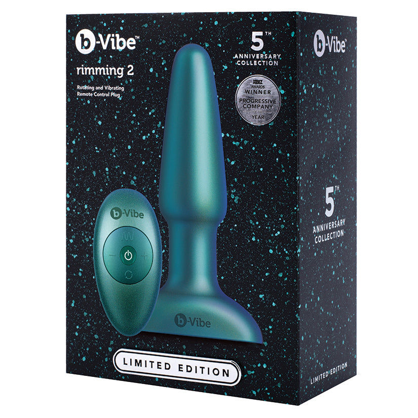 B-Vibe Rimming 2 Plug-Space Green