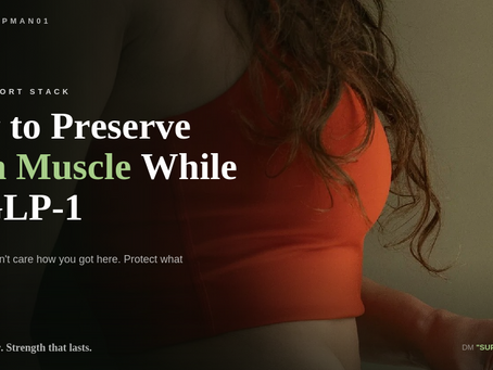 FIT and HYDRATED for muscle preservation and cellular hydration