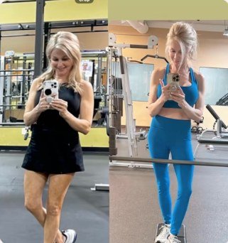 Customer before and after