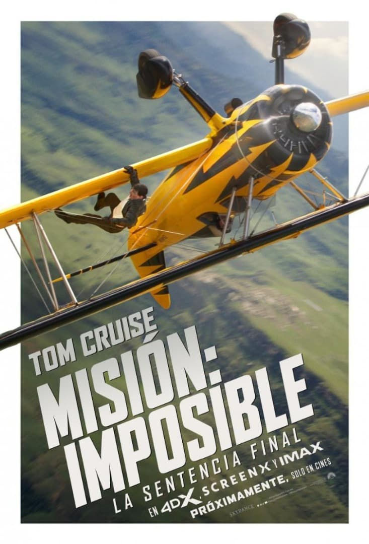 Cartel de la última película de Misión Imposible