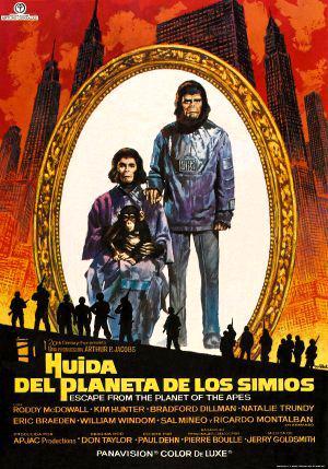 Cartel de cine de la Huida del planeta de los simios
