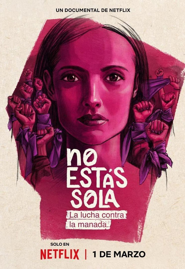 Cartel de No estás sola