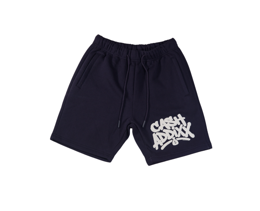 Money bag sweat-shorts