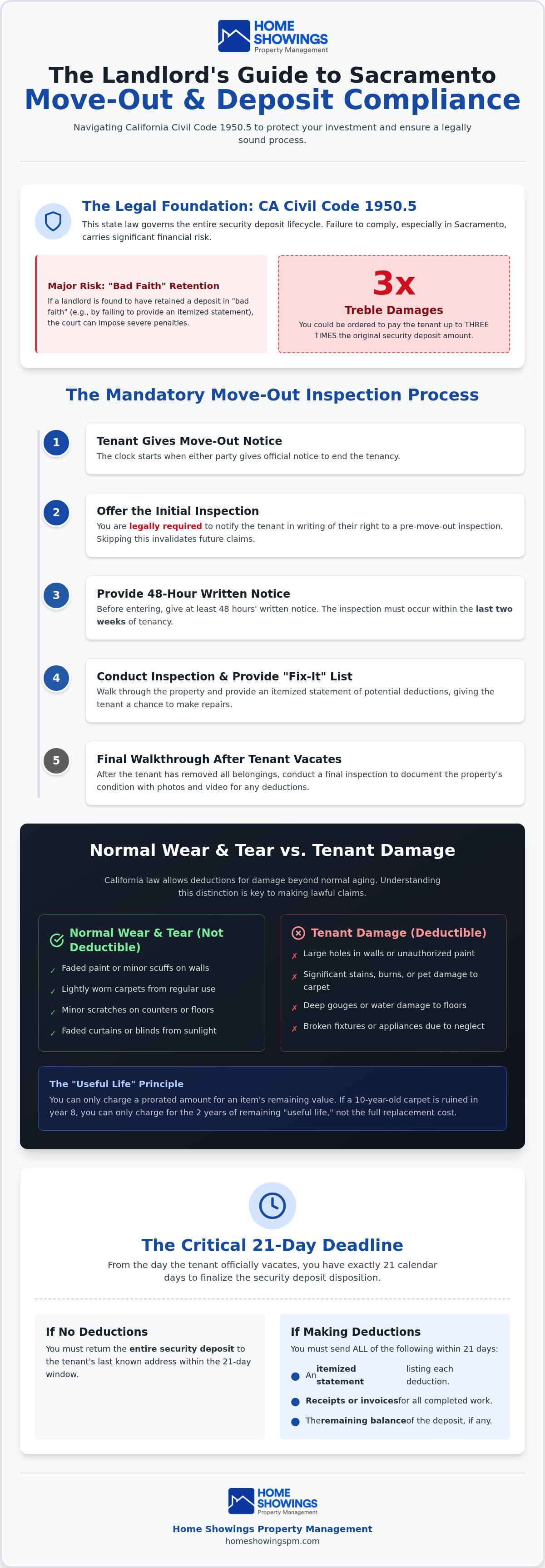 Sacramento move-out inspection laws
