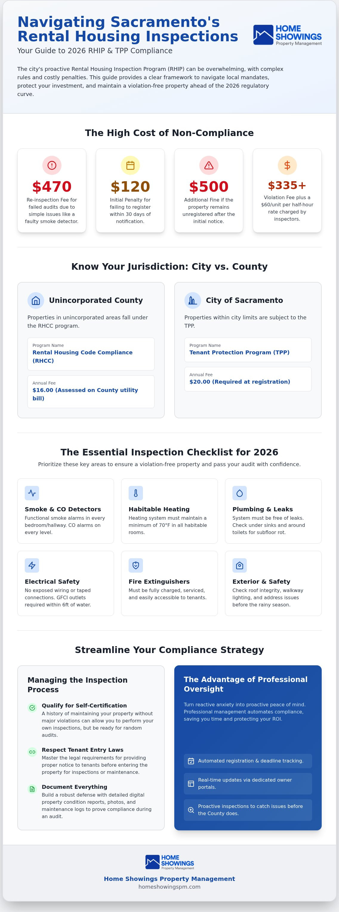 Sacramento rental property inspection checklist