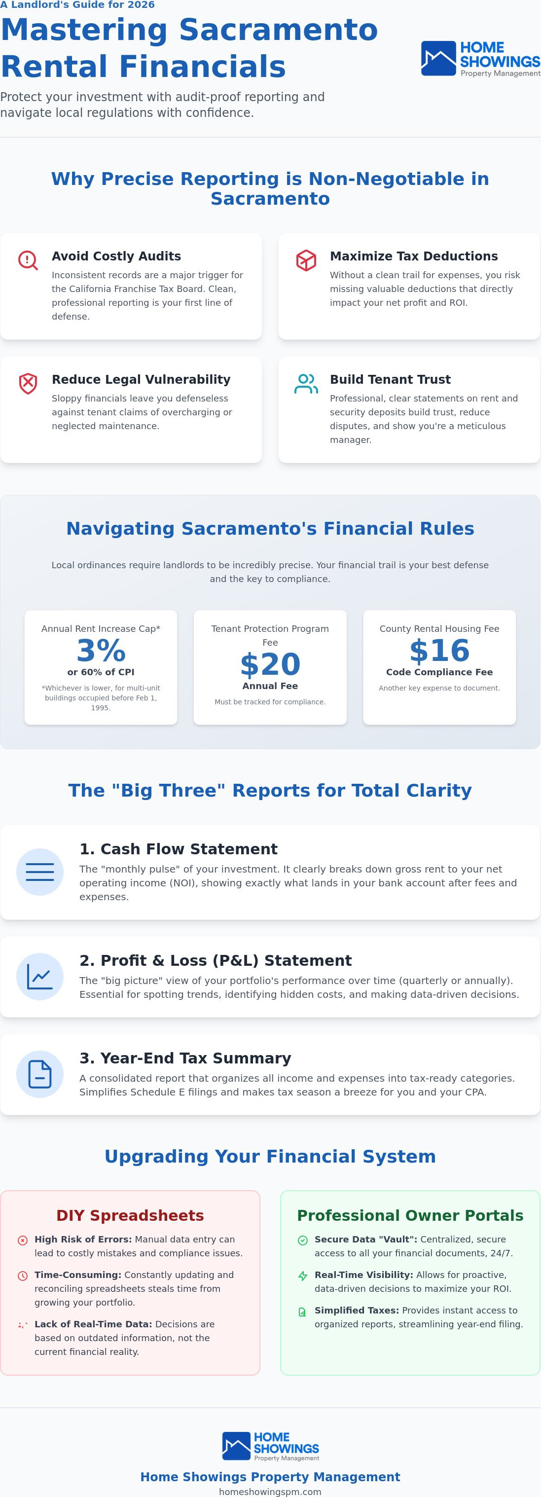 Rental property financial reporting sacramento