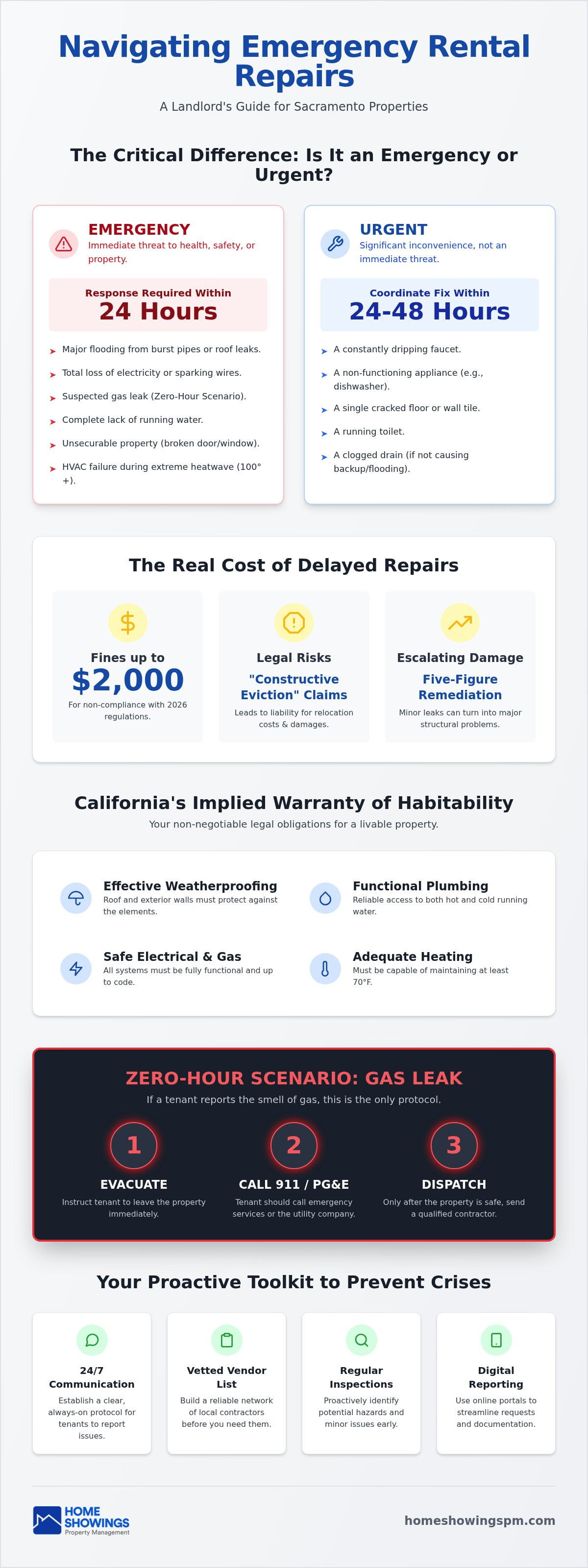 Emergency rental property repairs sacramento
