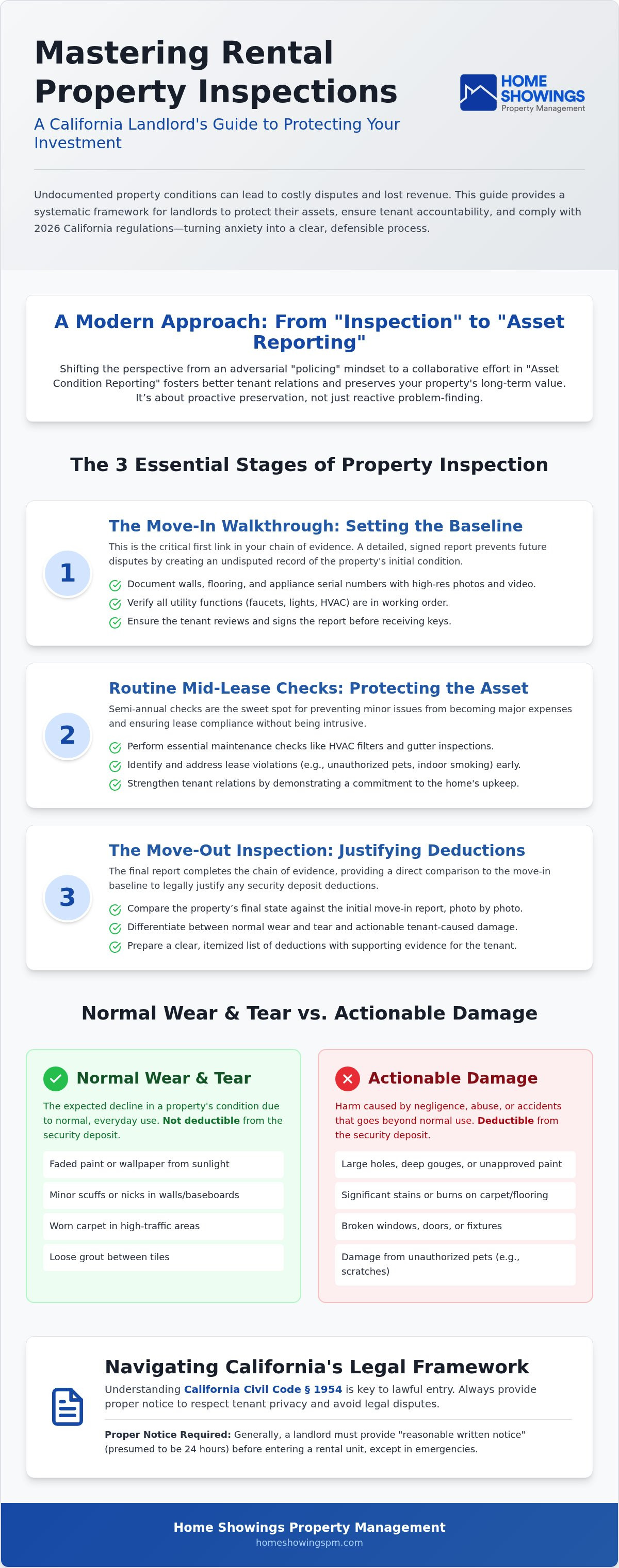 Rental property damage inspections