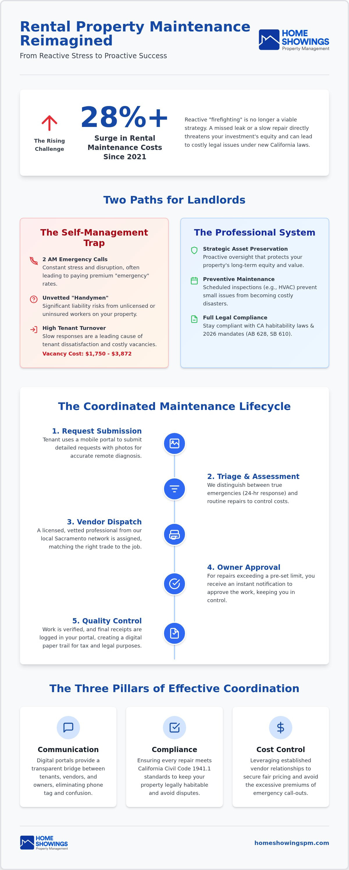 Rental property maintenance coordination