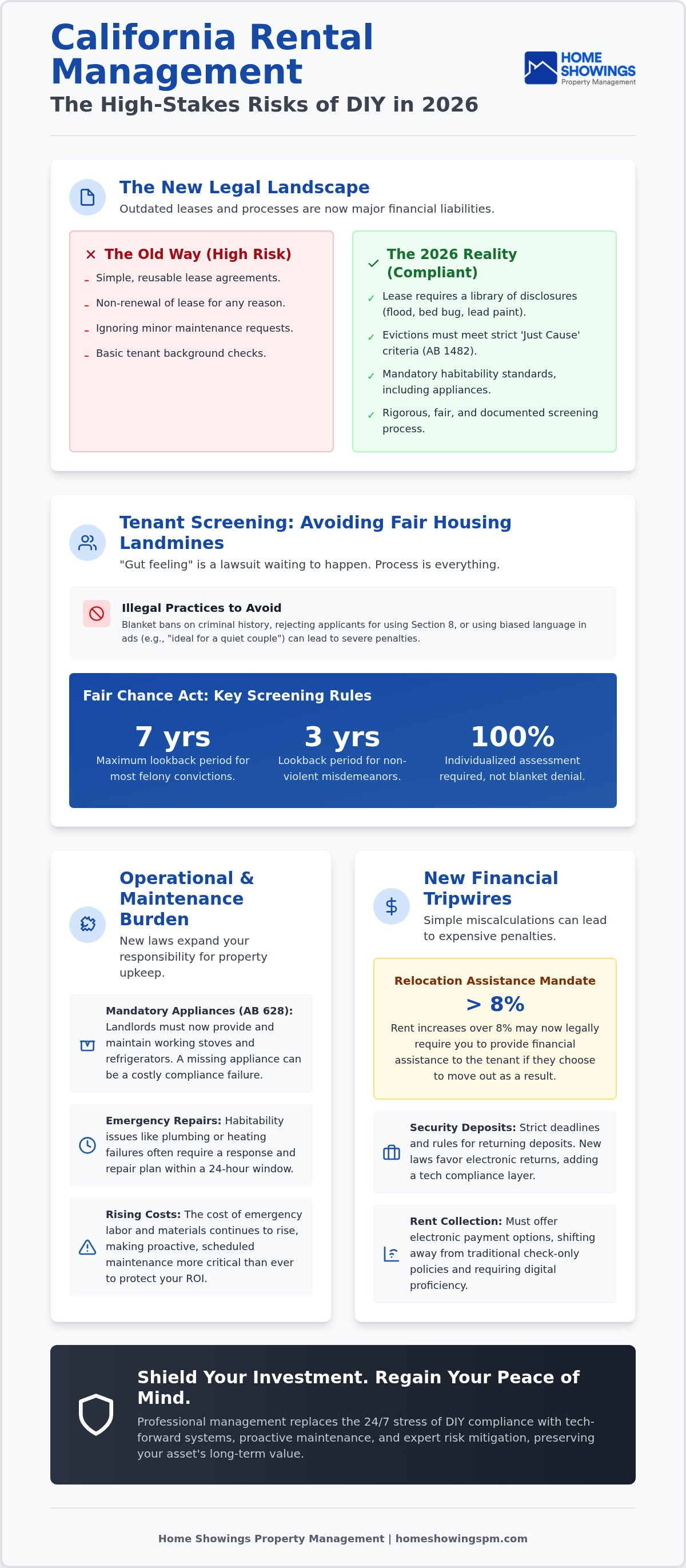Risks of self-managing rental property California