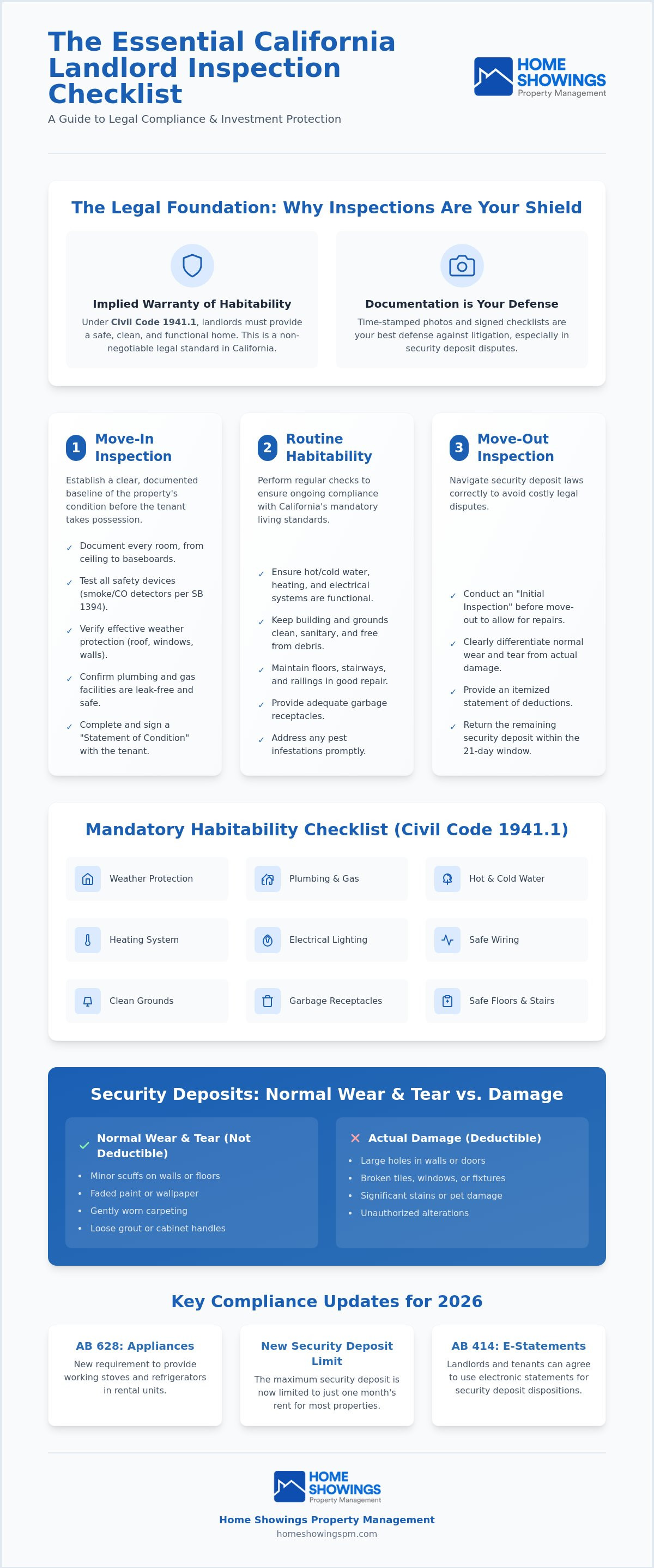 California landlord-tenant law summary