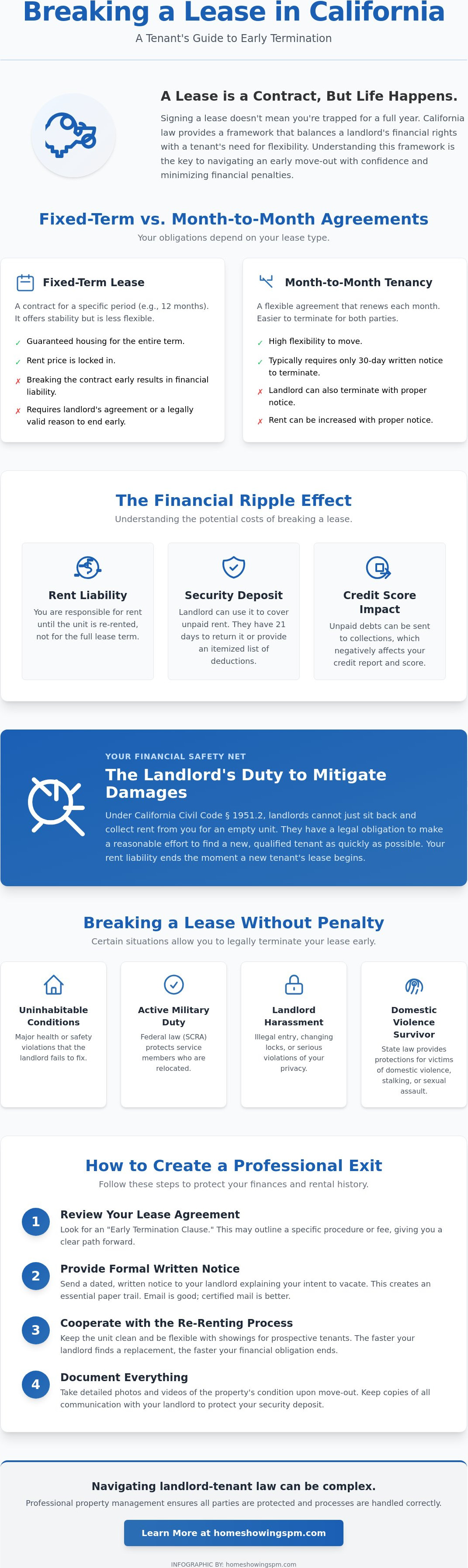 What happens if you break a lease