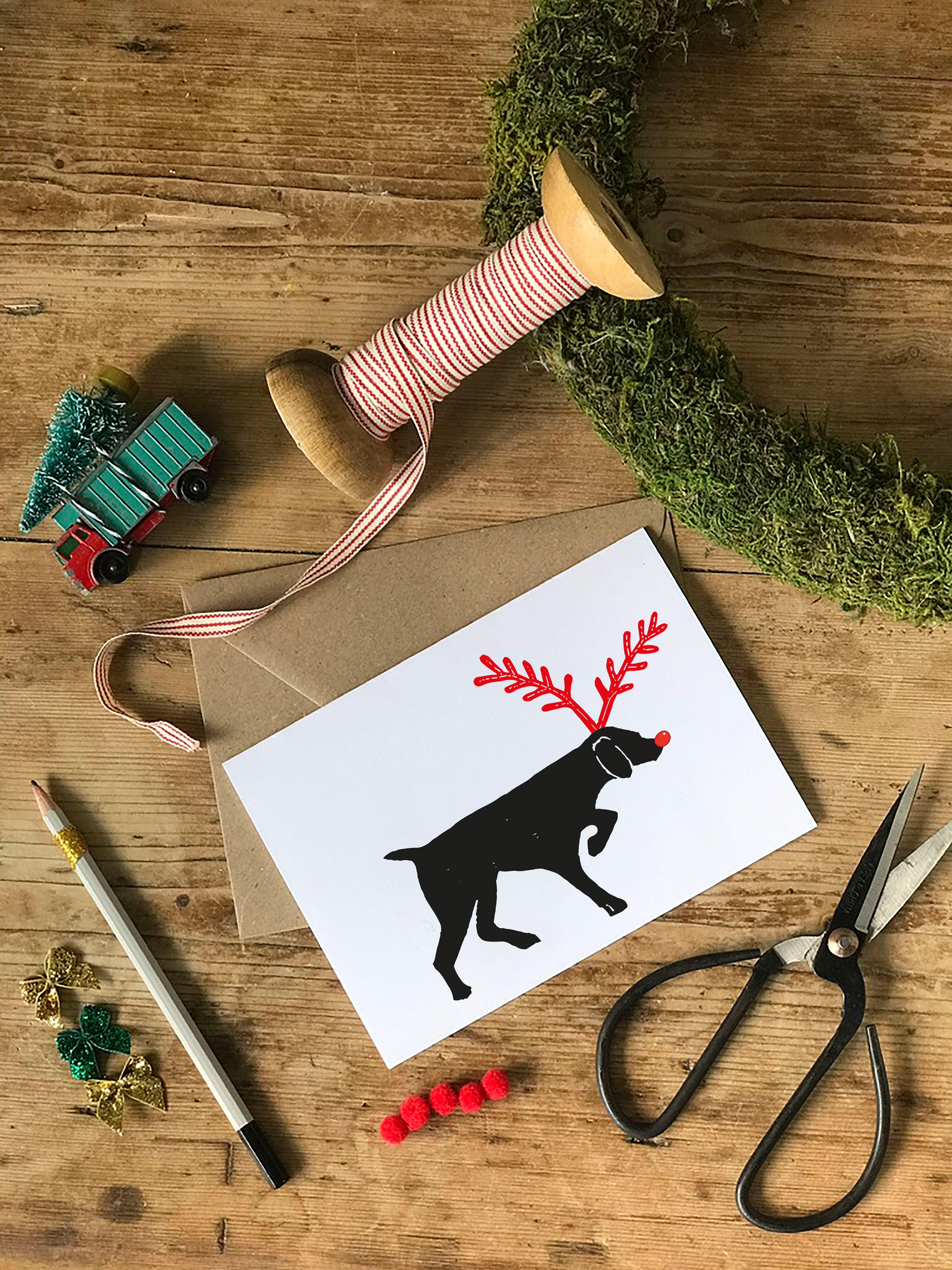 Five Pointer Christmas Cards