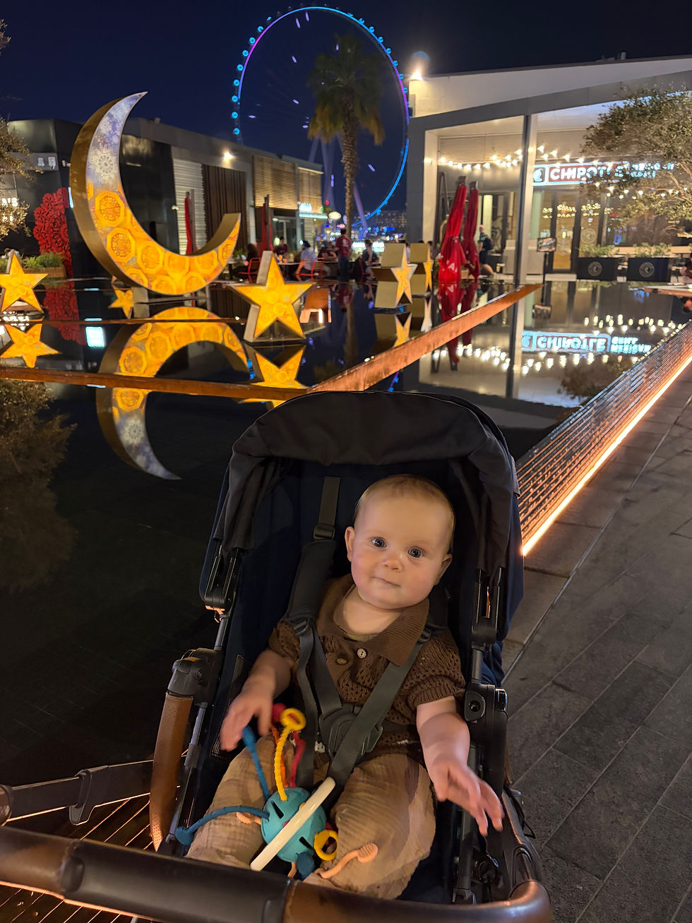 Leif enjoys Rosa Thai