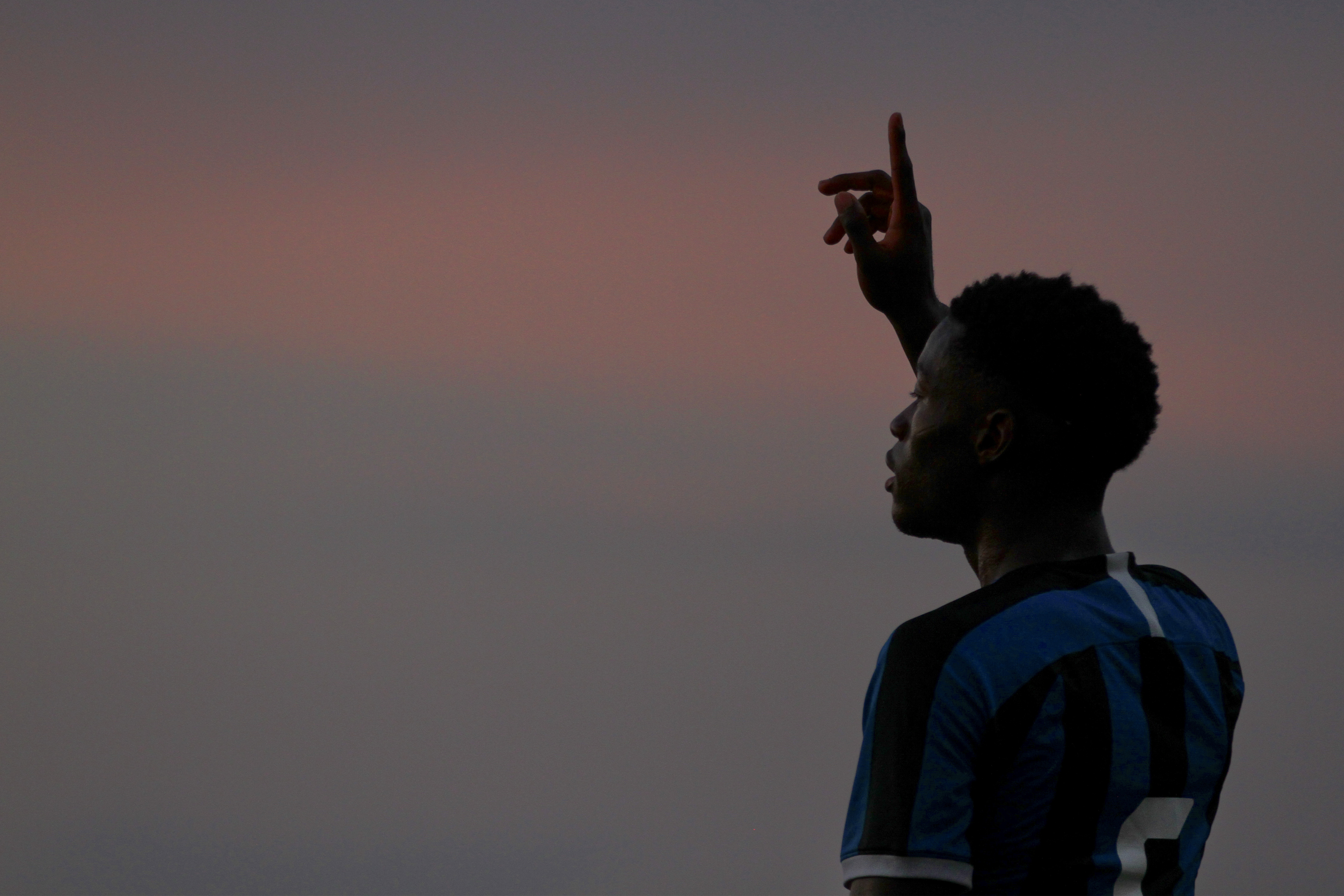 Football matchday silhouette photography by Ivan Benedetto