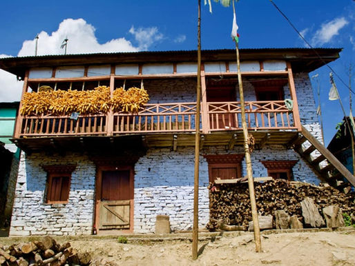 Thembang Village" UNESCO World Heritage site"