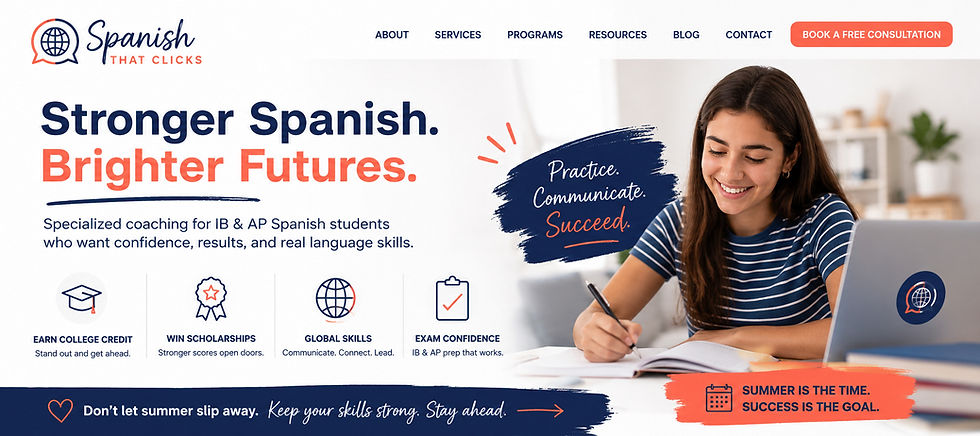 Don’t Let Summer Undo a Year of Spanish Progress: Why IB and AP Students Need to Keep Their Language Skills Active