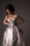 Vintage style wedding gown Sofia is a silver bridal gown by timeless wedding gown designer Angelina Colarusso.