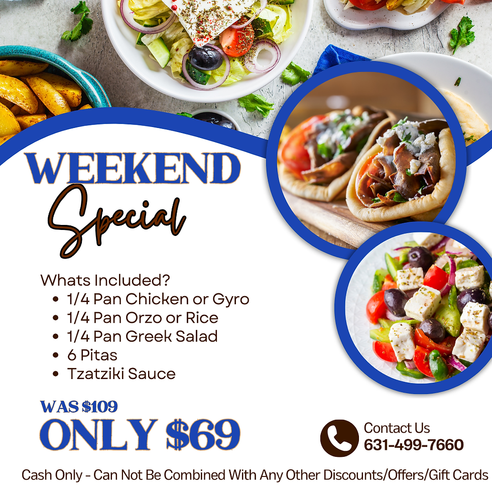 WEEKEND SPECIAL