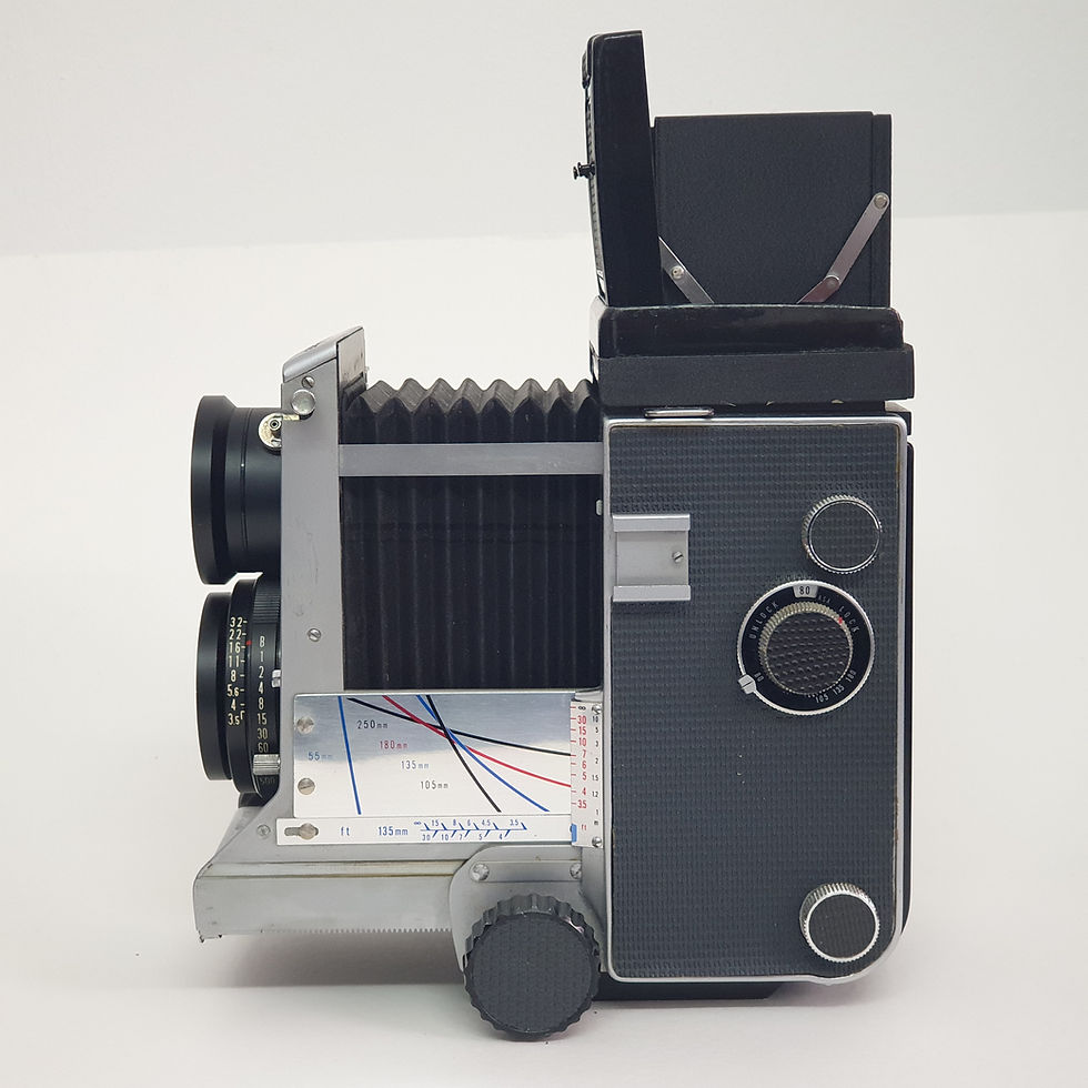 Thumbnail: MAMIYA C33 6x6 TLR with 105mm f:3.5 Sekor lens .