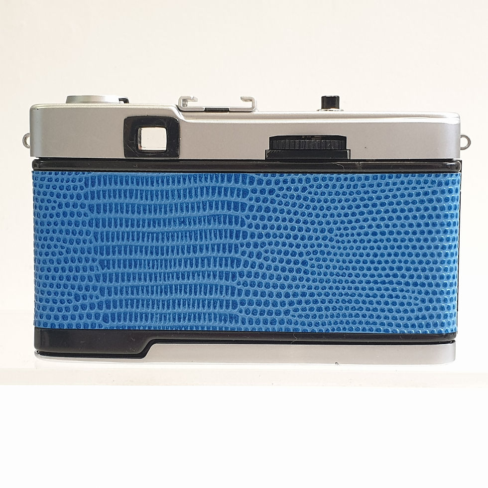 Thumbnail: Olympus Trip 35 Camera Fully serviced New leatherette in Blue
