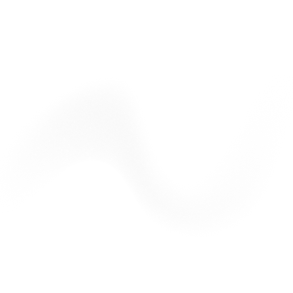 Simple white wavy line, abstract design against black background.