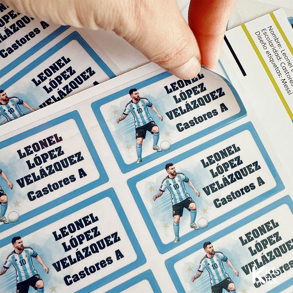 Miniatura: MESSI:PACK ETIQUETAS