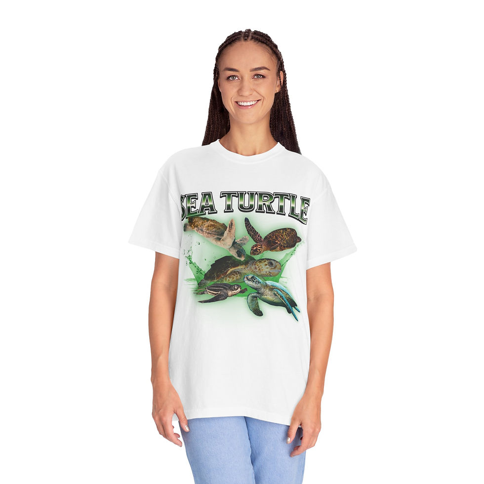 Thumbnail: Sea Turtle Bootleg Tee - Comfort Colors Unisex