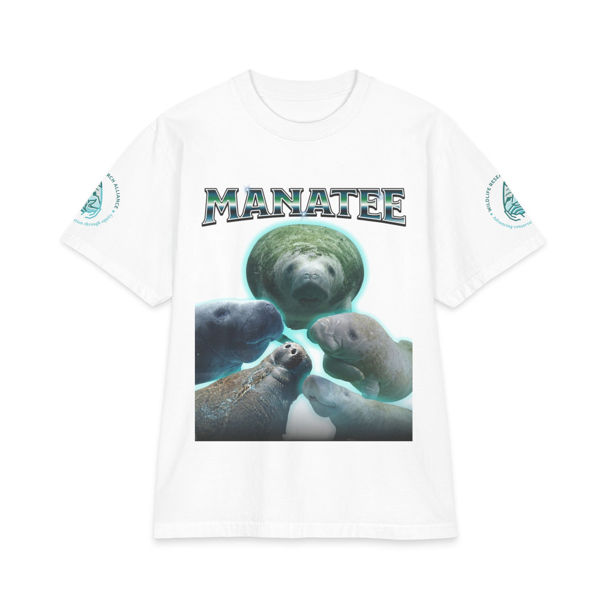 Unisex Manatee Bootleg Tee - Arm Logo