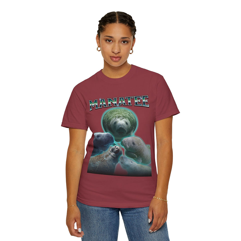 Thumbnail: Manatee Bootleg Tee - Comfort Colors Unisex 
