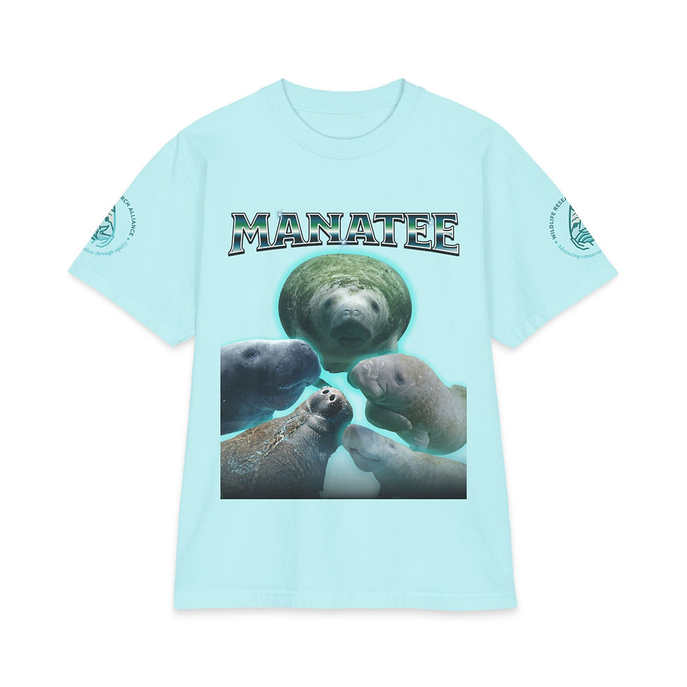 Thumbnail: Unisex Manatee Bootleg Tee - Arm Logo